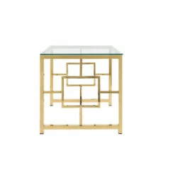 Best deal 🤩 Sagebrook Home Gold Metal, Glass Accent Table, 21.75"H - 21.75" X 21.75" X 21.75" ❤️ -Sagebrook Home Online Shop unnamed file 5112