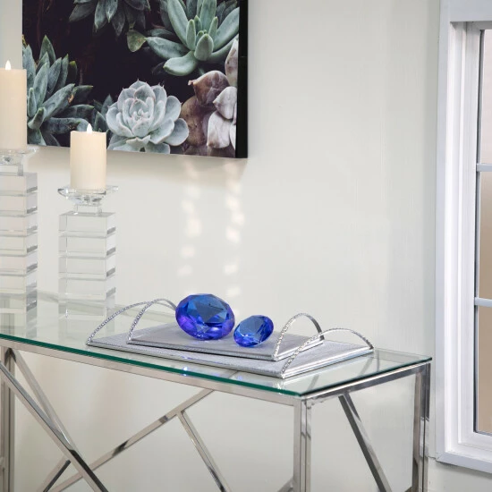 Best Sale ๐ Sagebrook Home Glass Diamond Decor, 4.75", Blue 2.75"H - 4.75" X 4.75" X 2.75" โ๏ธ 3 Best Sale ๐ Sagebrook Home Glass Diamond Decor, 4.75", Blue 2.75"H - 4.75" X 4.75" X 2.75" โ๏ธ