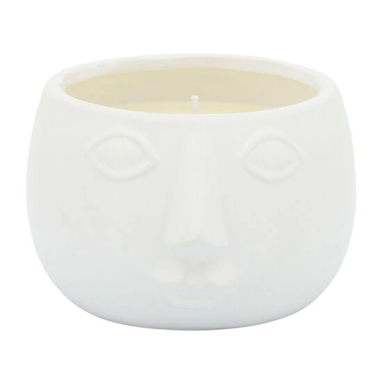 Cheap 👍 Sagebrook Home 5" Citronella Face Candle, White 10oz 3.0"H - 5.0" X 5.0" X 3.0" 🎁 3 Cheap 👍 Sagebrook Home 5" Citronella Face Candle, White 10oz 3.0"H - 5.0" X 5.0" X 3.0" 🎁