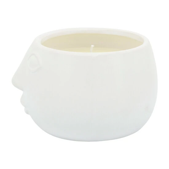 Cheap 👍 Sagebrook Home 5" Citronella Face Candle, White 10oz 3.0"H - 5.0" X 5.0" X 3.0" 🎁 5 Cheap 👍 Sagebrook Home 5" Citronella Face Candle, White 10oz 3.0"H - 5.0" X 5.0" X 3.0" 🎁 - Image 3