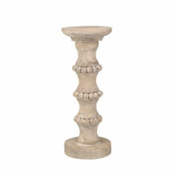 Cheap 🔥 Sagebrook Home Wooden 13" Antique Style Candle Holder 13"H - 5.0" X 5.0" X 13.0" 👍 -Sagebrook Home Online Shop unnamed file 5190