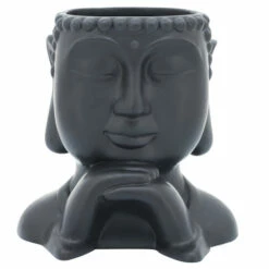 Cheap 😍 Sagebrook Home Ceramic Set Of 3 7"h Buddha Head Planters, Black 7.0"H - 7.0" X 7.0" X 7.0" ⭐ -Sagebrook Home Online Shop unnamed file 5196