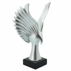 Buy 🛒 Sagebrook Home Resin 20"h Eagle Table Accent, Silver 20.0"H - 13.0" X 7.0" X 20.0" 🥰