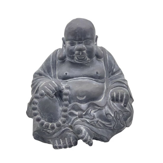 Brand new ๐ Sagebrook Home 14" Happy Buddha, Gray โค๏ธ 3 Brand new ๐ Sagebrook Home 14" Happy Buddha, Gray โค๏ธ