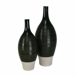 Flash Sale 🛒 Sagebrook Home Ceramic 20" Bottle Vase, Green 20.0"H ✔️ -Sagebrook Home Online Shop unnamed file 5286