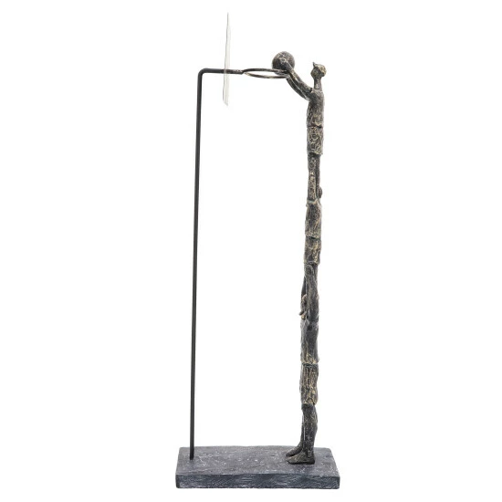 Cheap ๐ Sagebrook Home Resin, 19"h 3-men Dunk, Bronze 19.0"H - 7.0" X 4.0" X 19.0" ๐ฅฐ 5 Cheap ๐ Sagebrook Home Resin, 19"h 3-men Dunk, Bronze 19.0"H - 7.0" X 4.0" X 19.0" ๐ฅฐ - Image 3