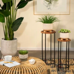 Wholesale 😉 Sagebrook Home Set Of 2 Ceramic 6, 8" Textured Footed Planter, White 7.5"H - 8.0" X 8.0" X 7.5" 🌟