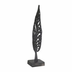 Top 10 🎁 Sagebrook Home Aluminum Leaf On Stand, 18" Black Antique 18"H - 8.0" X 4.0" X 18.0" 🧨 -Sagebrook Home Online Shop unnamed file 5376