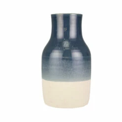 Flash Sale ⌛ Sagebrook Home Ceramic 21" Decorative Bottle,blue , Ivory 21"H 🔔