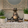 Deals 🔔 Sagebrook Home Copper Yoga Frog, Jnana Hands 15.5"H 👏