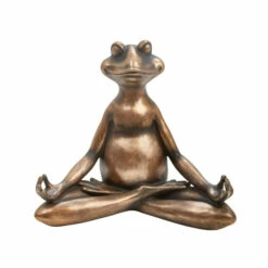 Deals 🔔 Sagebrook Home Copper Yoga Frog, Jnana Hands 15.5"H 👏 -Sagebrook Home Online Shop unnamed file 5380
