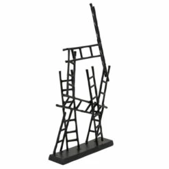 Coupon 🔥 Sagebrook Home 24"H Ladders Sculpture, Black 💯 -Sagebrook Home Online Shop unnamed file 5383