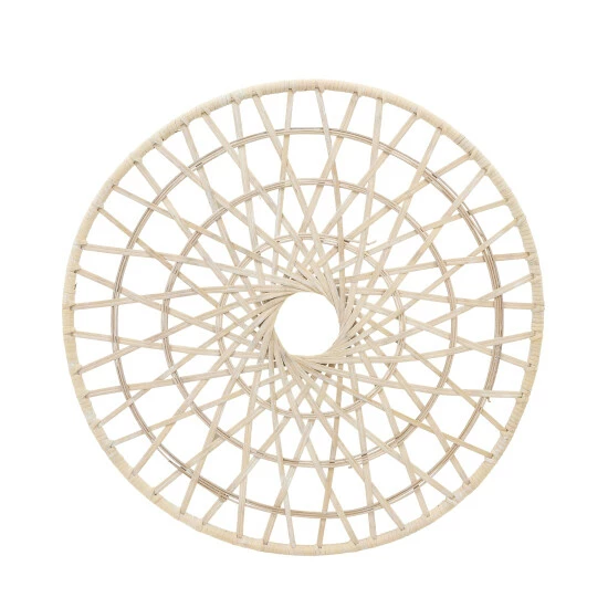 Promo 🔔 Sagebrook Home Wicker, 24", Round Wall Deco, Natural 24.0"H ❤️ 5 Promo 🔔 Sagebrook Home Wicker, 24", Round Wall Deco, Natural 24.0"H ❤️ - Image 3