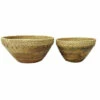 Best reviews of 🔔 Sagebrook Home Set Of 2 Woven Bowls, Brown 6.0"H - 12.5" X 12.5" X 6.0" 🔥