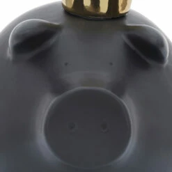 Top 10 🔔 Sagebrook Home Ceramic, 8" Pig With Crown, Black - 9" X 6" X 8" 👍 -Sagebrook Home Online Shop unnamed file 5400