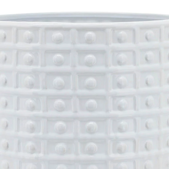 Buy โญ Sagebrook Home 10" Dotted Planter With Stand, White 8.0"H - 11.0" X 11.0" X 8.0" ๐ 8 Buy โญ Sagebrook Home 10" Dotted Planter With Stand, White 8.0"H - 11.0" X 11.0" X 8.0" ๐ - Image 6