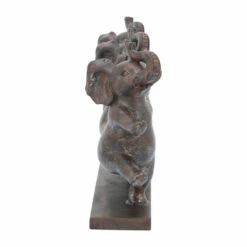 Budget 🌟 Sagebrook Home Resin, 7"h Dancing Elephants, Bronze - 11.0" X 3.0" X 7.0" 🎁 -Sagebrook Home Online Shop unnamed file 5452