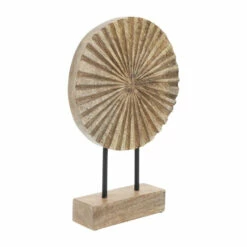 Top 10 ๐ Sagebrook Home Wood, 12'h Pinwheel Deco, Natural 12"H - 8.0" X 2.0" X 12.0" ๐ฅฐ