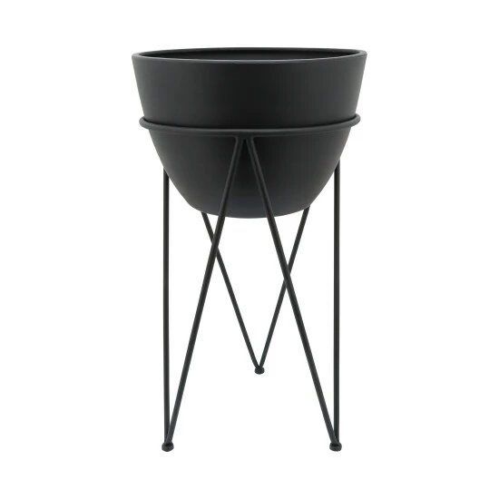 Hot Sale ๐ฅฐ Sagebrook Home Metal 14" Planter In Stand, Black 26"H - 14.0" X 14.0" X 26.0" ๐ 4 Hot Sale ๐ฅฐ Sagebrook Home Metal 14" Planter In Stand, Black 26"H - 14.0" X 14.0" X 26.0" ๐ - Image 2