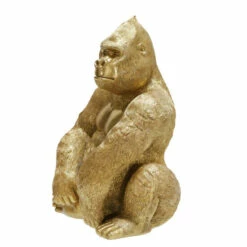 Hot Sale 👏 Sagebrook Home Polyresin 13" Sitting Gorilla Figurine, Gold 13"H - 9.0" X 8.0" X 13.0" 💯 -Sagebrook Home Online Shop unnamed file 5505