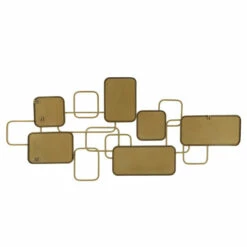 Cheapest 💯 Sagebrook Home Metal, 46x20 Wall Accent With Mirrors, Gold Wb 20"H 😉 -Sagebrook Home Online Shop unnamed file 5545