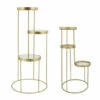 Budget 👍 Sagebrook Home Metal, Set Of 2 22, 27"h 3-tiered Plant Stand, Gold 27.0"H - 12.0" X 14.0" X 27.0" 💯 -Sagebrook Home Online Shop unnamed file 5573
