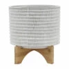Top 10 ✨ Sagebrook Home Ceramic 10" Textured Planter On Stand, Ivory 9.0"H - 11.0" X 11.0" X 9.0" 🔔 -Sagebrook Home Online Shop unnamed file 5600