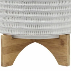 Top 10 ✨ Sagebrook Home Ceramic 10" Textured Planter On Stand, Ivory 9.0"H - 11.0" X 11.0" X 9.0" 🔔 -Sagebrook Home Online Shop unnamed file 5606