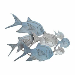 Deals ✔️ Sagebrook Home Metal 42" School Of Fish Walldecor, Blue Wb 18"H 🎉 -Sagebrook Home Online Shop unnamed file 5609