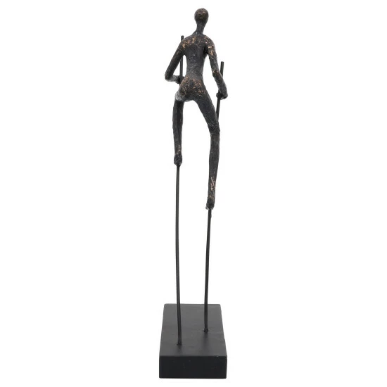 Wholesale ๐ Sagebrook Home Resin, 15"h Man On Stilts, Bronze 15.0"H - 11.0" X 3.0" X 15.0" ๐คฉ 7 Wholesale ๐ Sagebrook Home Resin, 15"h Man On Stilts, Bronze 15.0"H - 11.0" X 3.0" X 15.0" ๐คฉ - Image 5