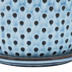 Best Pirce 😀 Sagebrook Home Ceramic 6" Dotted Planter With Saucer, Blue 6"H - 6.0" X 6.0" X 6.0" ⭐ -Sagebrook Home Online Shop unnamed file 564
