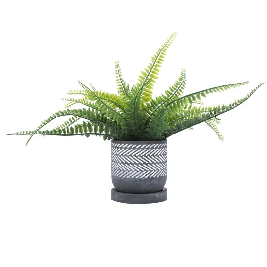 Promo โ Sagebrook Home Cem, 5" Tribal Planter With Saucer, Gray 5.0"H - 5.0" X 5.0" X 5.0" ๐ฏ 4 Promo โ Sagebrook Home Cem, 5" Tribal Planter With Saucer, Gray 5.0"H - 5.0" X 5.0" X 5.0" ๐ฏ - Image 2