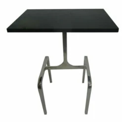 Cheapest 😉 Sagebrook Home 22" 4-legged Accent Table, Black Marble, Nickel 24.0"H - 18.0" X 11.0" X 24.0" ✨