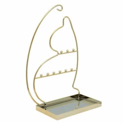 Best reviews of 😍 Sagebrook Home Metal 13" Cat Jewelry Rack, Gold 👍