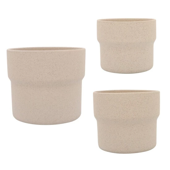 Brand new ๐ฏ Sagebrook Home Ceramic Set Of 3 7, 9, 10"d Mushroom Planters, Tan 9.0"H - 10.0" X 10.0" X 9.0" ๐ฅฐ 3 Brand new ๐ฏ Sagebrook Home Ceramic Set Of 3 7, 9, 10"d Mushroom Planters, Tan 9.0"H - 10.0" X 10.0" X 9.0" ๐ฅฐ