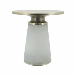 Cheapest โจ Sagebrook Home Metal Top, 18"h Nebular Side Table, Frost 18.0"H - 18.0" X 18.0" X 18.0" โจ