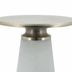Cheapest ✨ Sagebrook Home Metal Top, 18"h Nebular Side Table, Frost 18.0"H - 18.0" X 18.0" X 18.0" ✨ -Sagebrook Home Online Shop unnamed file 5676
