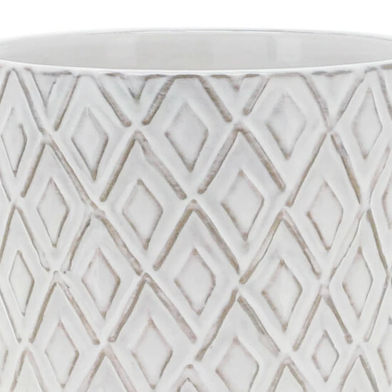 Hot Sale โค๏ธ Sagebrook Home Ceramic 5" Flower Pot With Wooden Stand 7.0"H - 5.5" X 5.5" X 7.0" ๐ 9 Hot Sale โค๏ธ Sagebrook Home Ceramic 5" Flower Pot With Wooden Stand 7.0"H - 5.5" X 5.5" X 7.0" ๐ - Image 7