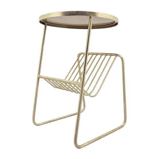 Coupon ๐ Sagebrook Home Metal, 26"h Mirrored Side Table, Rack, Gold 26.0"H - 19.0" X 18.0" X 26.0" ๐ 9 Coupon ๐ Sagebrook Home Metal, 26"h Mirrored Side Table, Rack, Gold 26.0"H - 19.0" X 18.0" X 26.0" ๐ - Image 7
