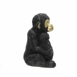 Outlet ⌛ Sagebrook Home Polyresin 9" Monkey Figurine, Black 9.0"H - 6.0" X 6.0" X 9.0" 🥰 -Sagebrook Home Online Shop unnamed file 5696