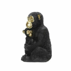 Outlet ⌛ Sagebrook Home Polyresin 9" Monkey Figurine, Black 9.0"H - 6.0" X 6.0" X 9.0" 🥰 -Sagebrook Home Online Shop unnamed file 5697