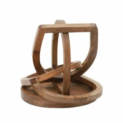 Discount ⭐ Sagebrook Home 11" Wooden Links, Brown 11.0"H - 11.0" X 11.0" X 11.0" 🔥 -Sagebrook Home Online Shop unnamed file 5710