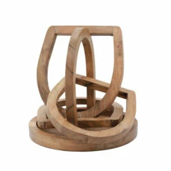 Discount ⭐ Sagebrook Home 11" Wooden Links, Brown 11.0"H - 11.0" X 11.0" X 11.0" 🔥 -Sagebrook Home Online Shop unnamed file 5713
