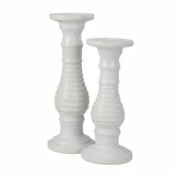 Top 10 💯 Sagebrook Home Ceramic 15" Candle Holder, White Stripe 15.0"H - 6.0" X 6.0" X 15.0" 😉 -Sagebrook Home Online Shop unnamed file 5723