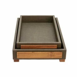 Best reviews of 🤩 Sagebrook Home Set Of 2 Wood 16, 18" Tray With Legs, Green 3.0"H - 18.0" X 12.0" X 3.0" ✔️ -Sagebrook Home Online Shop unnamed file 5729