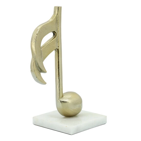 Wholesale π Sagebrook Home Metal 9" Music Note Accent, Gold 9.0"H - 6.0" X 4.0" X 9.0" π― 4 Wholesale π Sagebrook Home Metal 9" Music Note Accent, Gold 9.0"H - 6.0" X 4.0" X 9.0" π― - Image 2