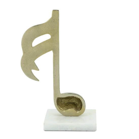 Wholesale π Sagebrook Home Metal 9" Music Note Accent, Gold 9.0"H - 6.0" X 4.0" X 9.0" π― 6 Wholesale π Sagebrook Home Metal 9" Music Note Accent, Gold 9.0"H - 6.0" X 4.0" X 9.0" π― - Image 4