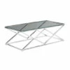 Top 10 🎁 Sagebrook Home Silver, Glass Diamond Cocktail Table, 15.75"H - 47.25" X 23.6" X 15.75" 🤩