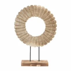 Brand new 😍 Sagebrook Home Wood, 23"h Carved Table Top Decor, Natural 22.83"H - 15.75" X 3.93" X 22.83" ✔️ -Sagebrook Home Online Shop unnamed file 5784