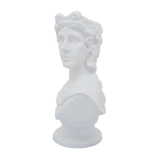 Outlet โ๏ธ Sagebrook Home Resin, 20"h David Bust, White 20"H - 15.0" X 8.0" X 20.0" ๐ 4 Outlet โ๏ธ Sagebrook Home Resin, 20"h David Bust, White 20"H - 15.0" X 8.0" X 20.0" ๐ - Image 2